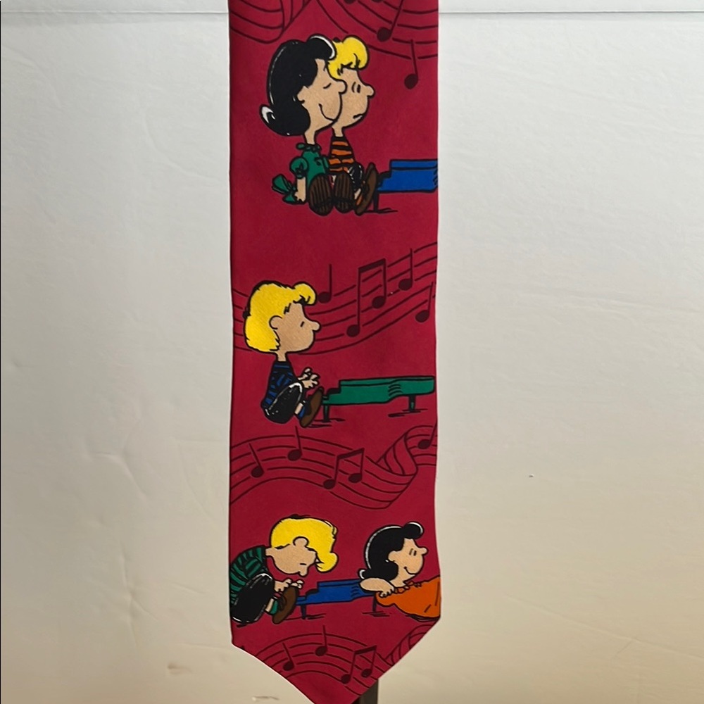 Red Cartoon Character Necktie